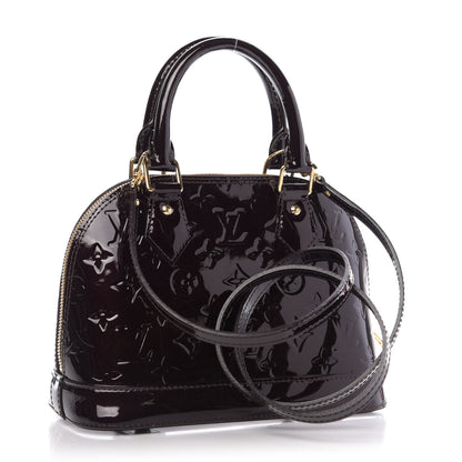 Louis Vuitton Vernis Alma BB Amarante 4 of 10