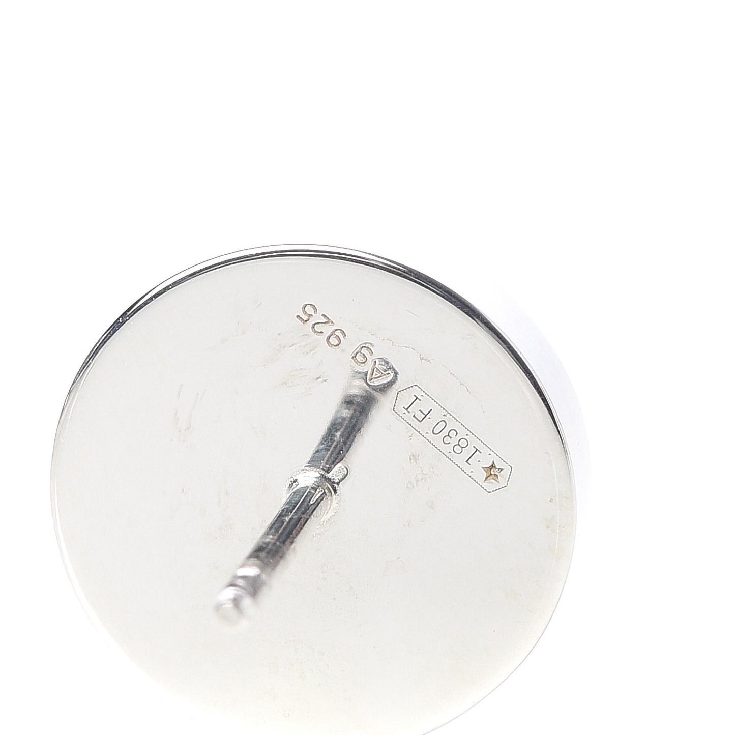 Sterling Silver Round Stud Earrings