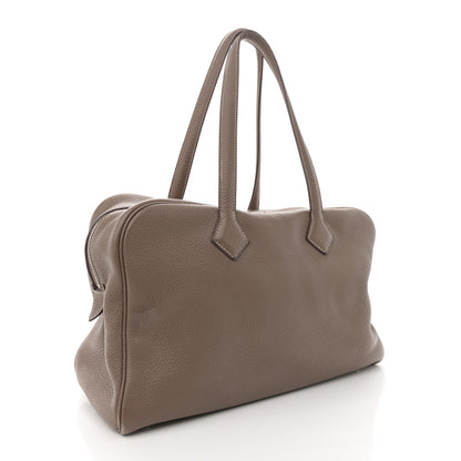 Hermes Taurillon Clemence Victoria II 35 Etoupe 3 of 15