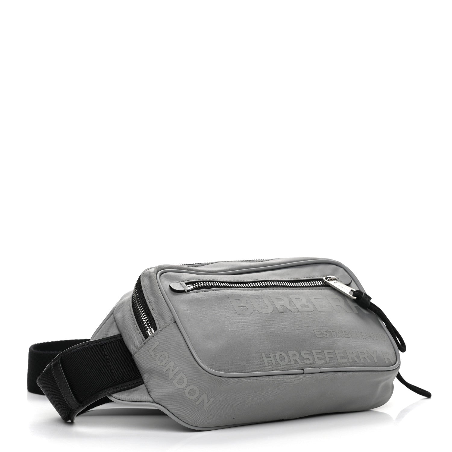 Burberry Econyl Horseferry Print Bum Bag Grey 4 of 9