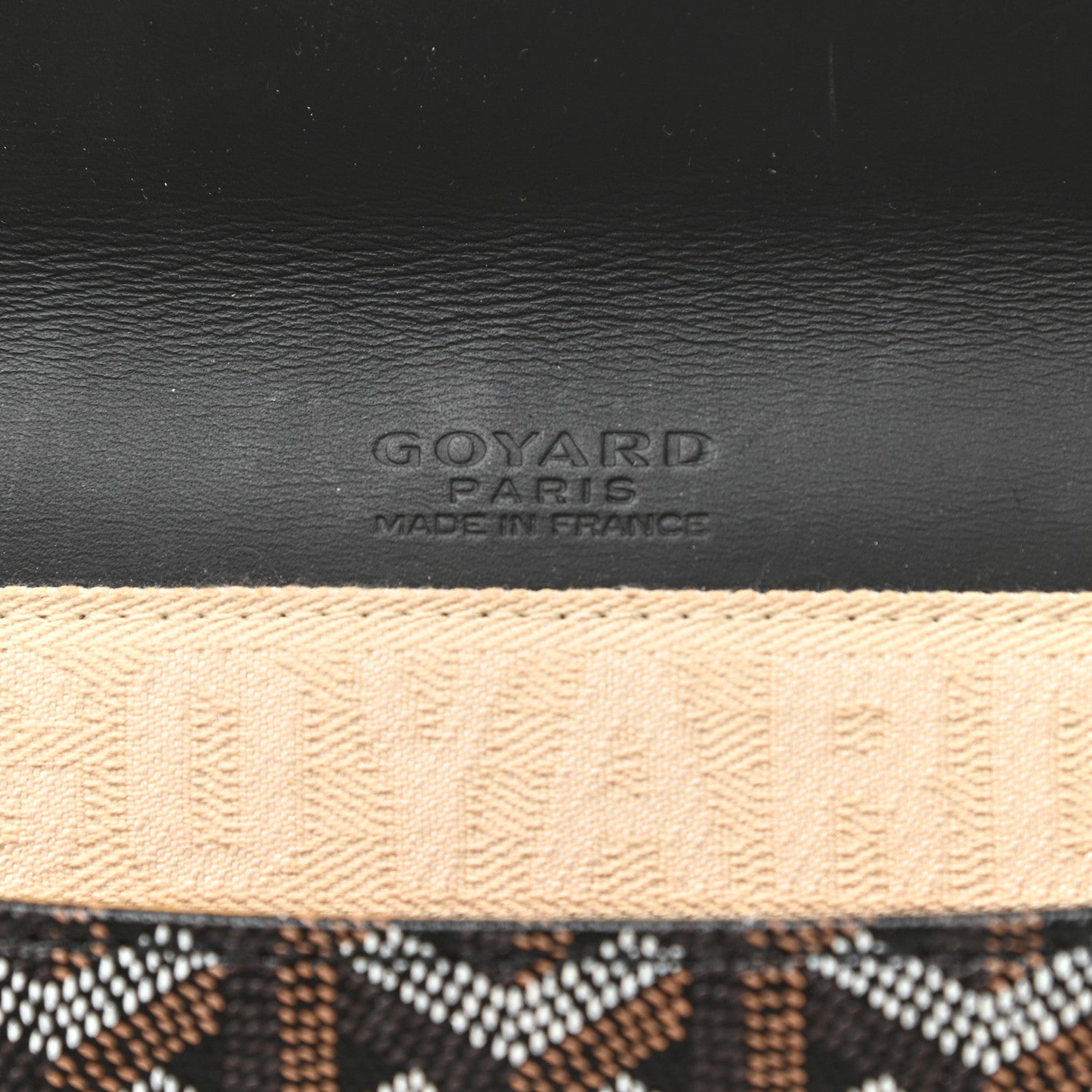 Goyard Goyardine Monte Carlo Bois Clutch Black 6 of 11