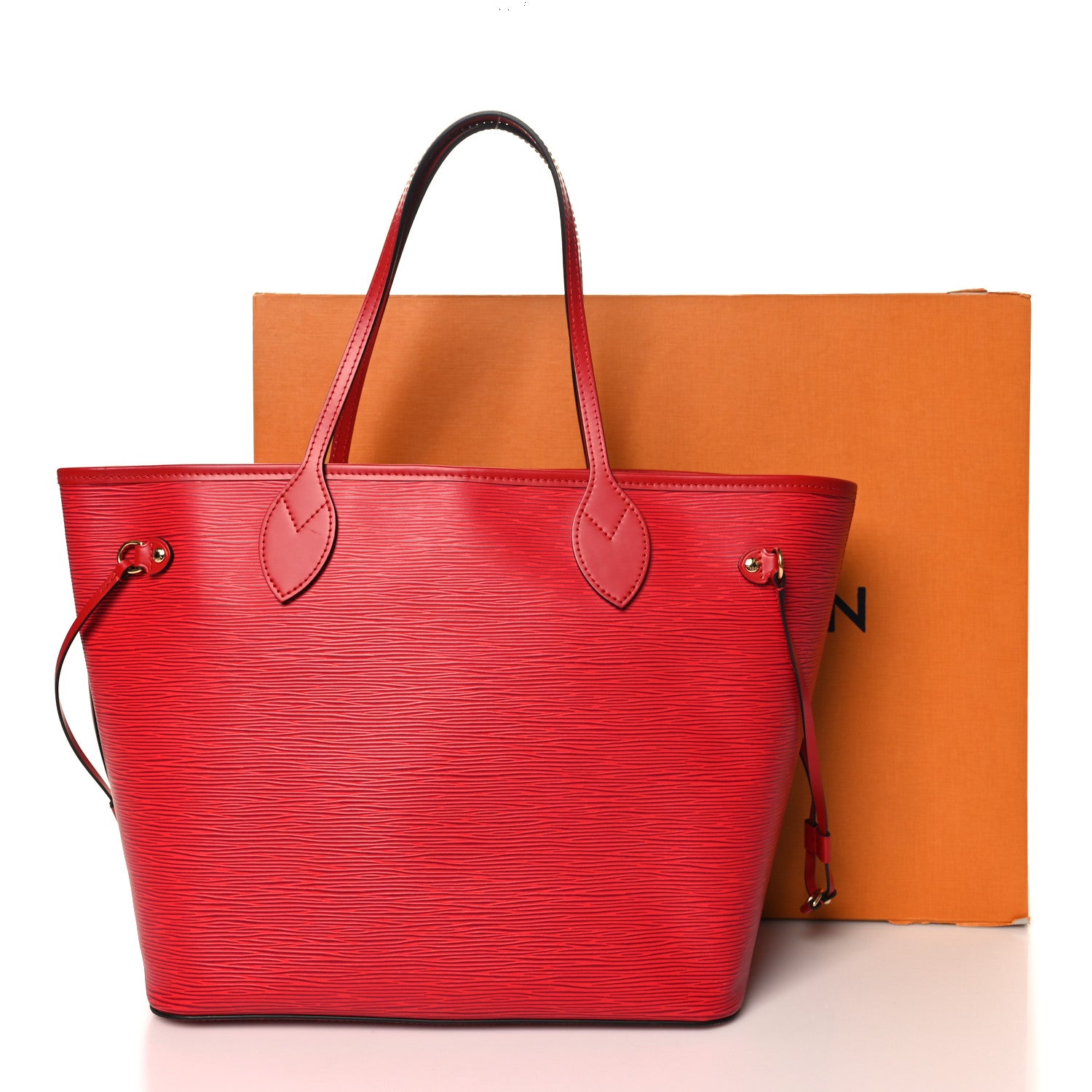 Louis Vuitton Epi Monogram Neverfull MM Castillan Red 11 of 11