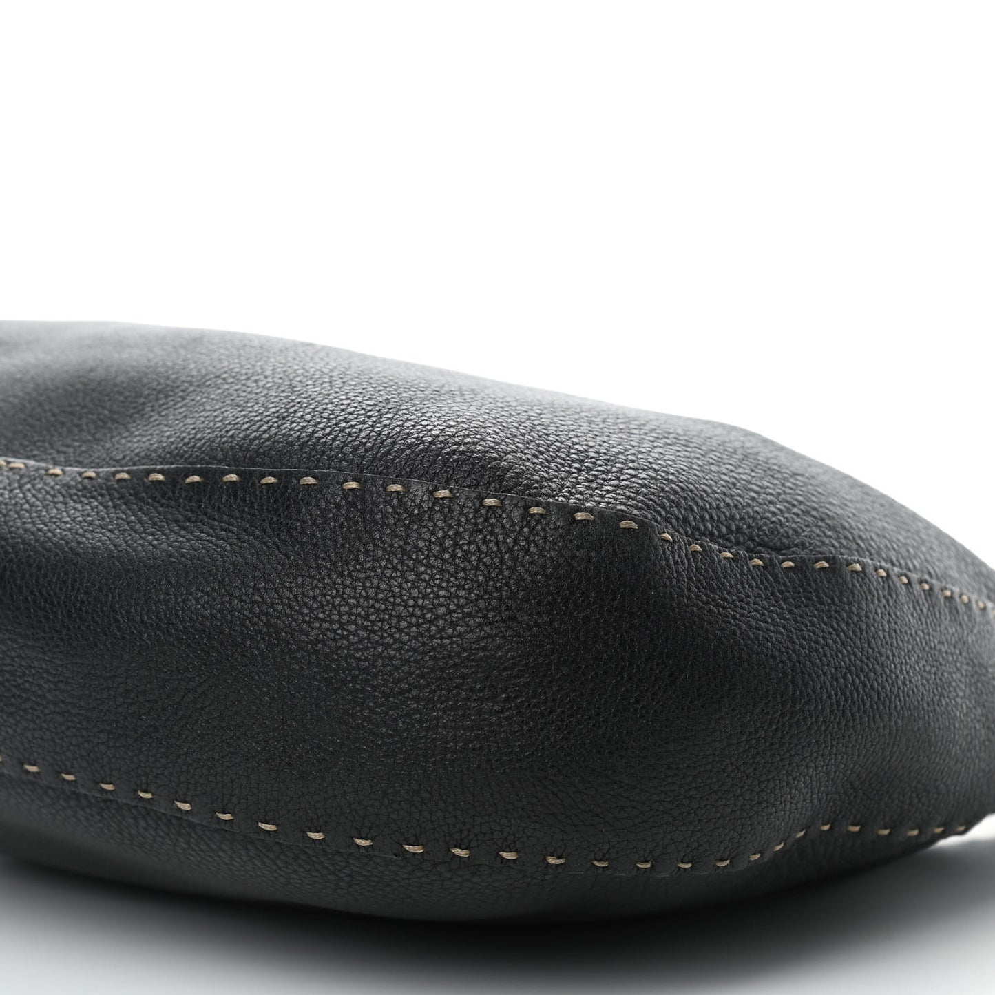 Calfskin Romano Selleria Hobo Black