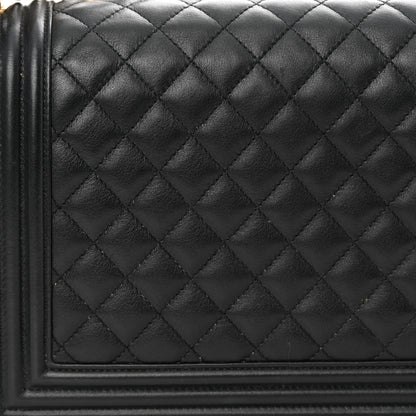 Chanel Calfskin Quilted New Medium Boy Flap Black 18 of 20
