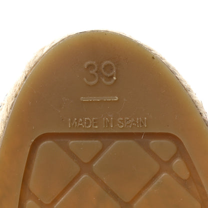 Chanel Terry Cloth CC Espadrilles 39 Blue Black 8 of 8