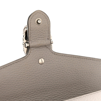 Gucci Dollar Calfskin Crystal Mini Dionysus Chain Wallet Dusty Grey Black Diamond 9 of 15