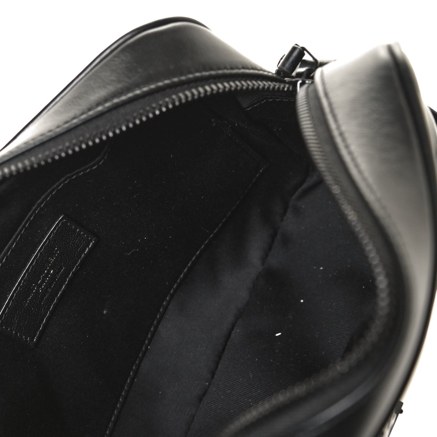 Calfskin Matelasse Monogram Lou Camera Bag Black