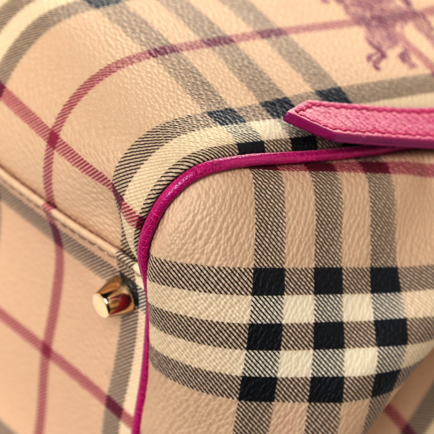 Haymarket Check Small Canterbury Tote Magenta