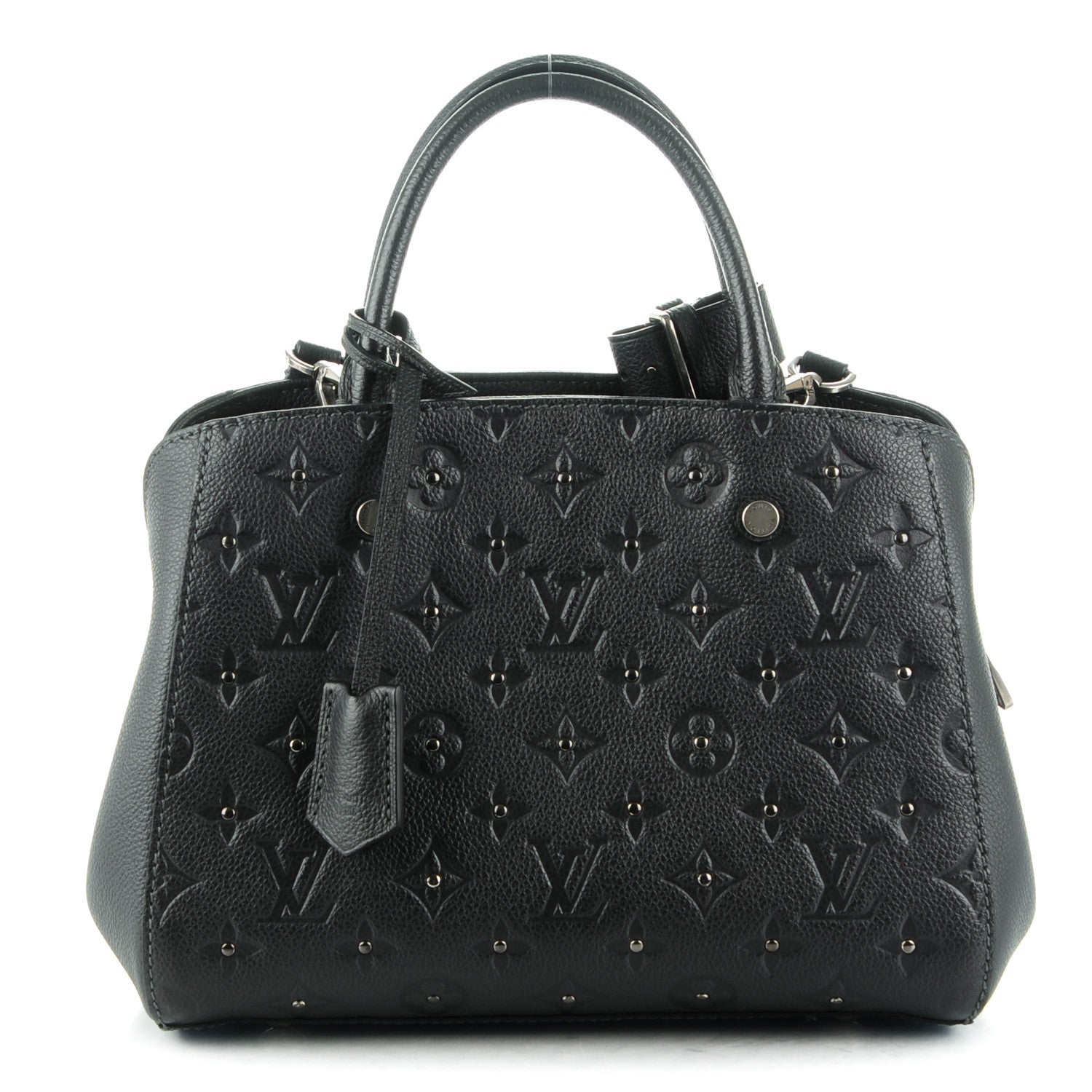 Louis Vuitton Empreinte Studded Montaigne BB Platine 1 of 7
