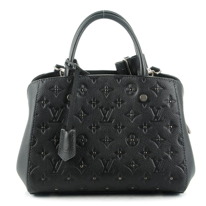 Louis Vuitton Empreinte Studded Montaigne BB Platine 1 of 7