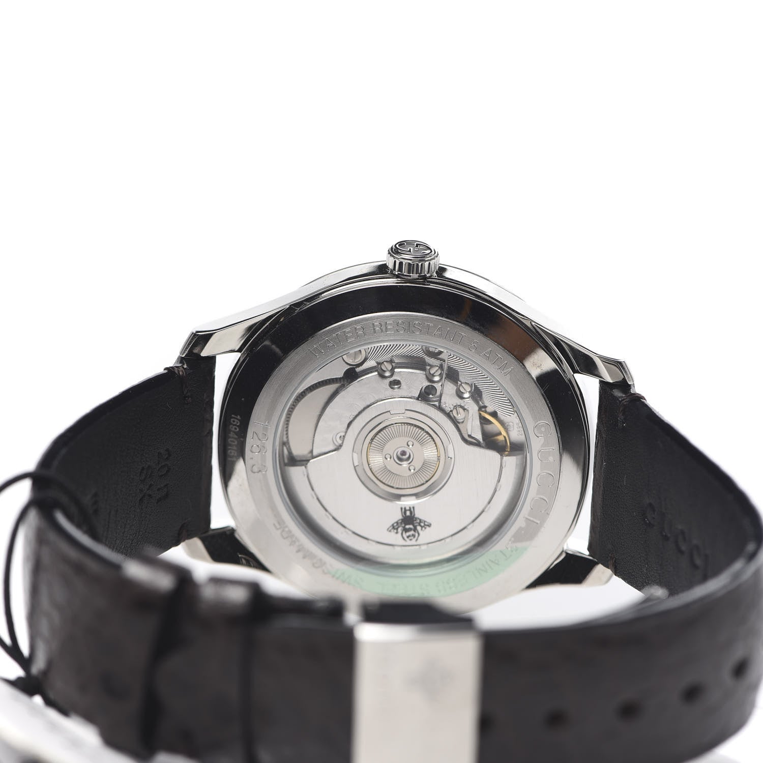 Gucci Stainless Steel Alligator 40mm G-Timeless Charm Automatic Watch 6 of 7
