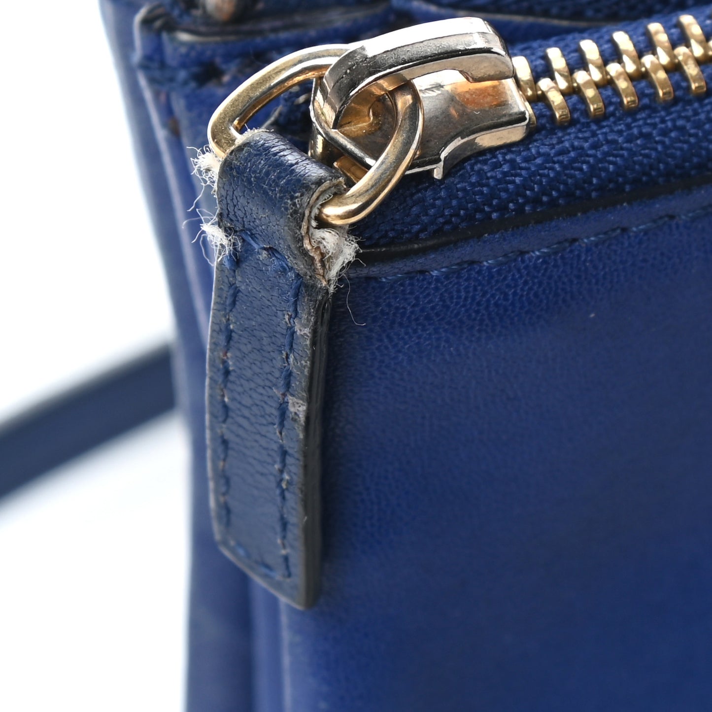 Lambskin Small Trio Crossbody Bag Electric Blue
