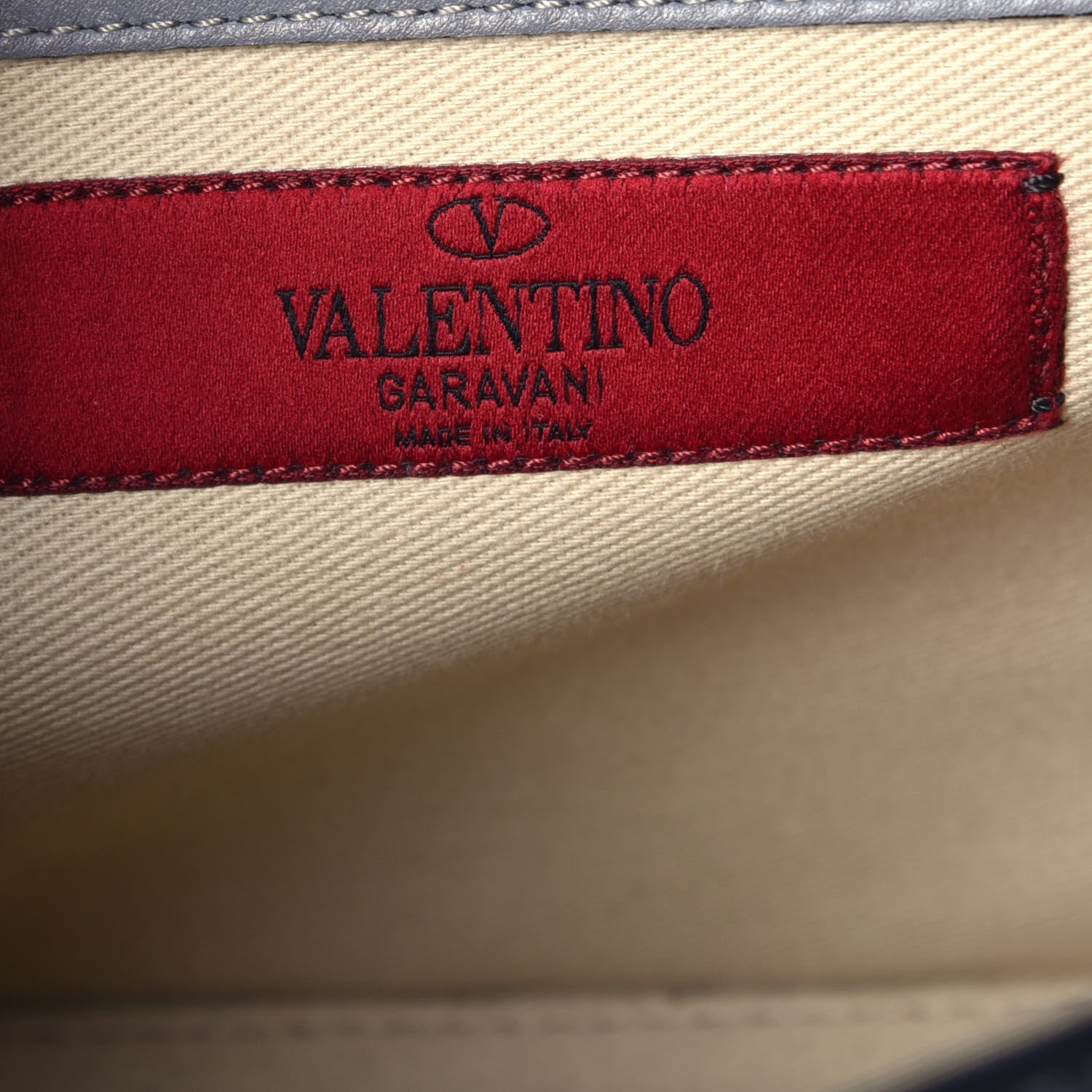 Valentino Garavani Vitello Medium Rockstud Flap Saddle Bag Light Stone 6 of 8