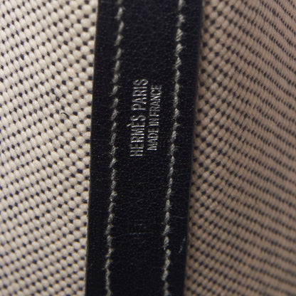 Hermes Buffle Skipper Toile Garden Party 36 MM Tote Black 8 of 9