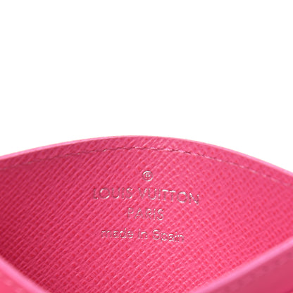 Louis Vuitton Epi Card Holder Pink 5 of 6