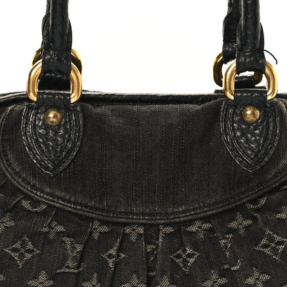 Louis Vuitton Denim Neo Cabby MM Black 8 of 13