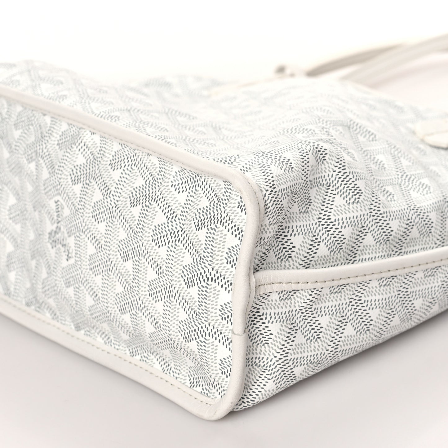 Goyardine Reversible Mini Anjou White