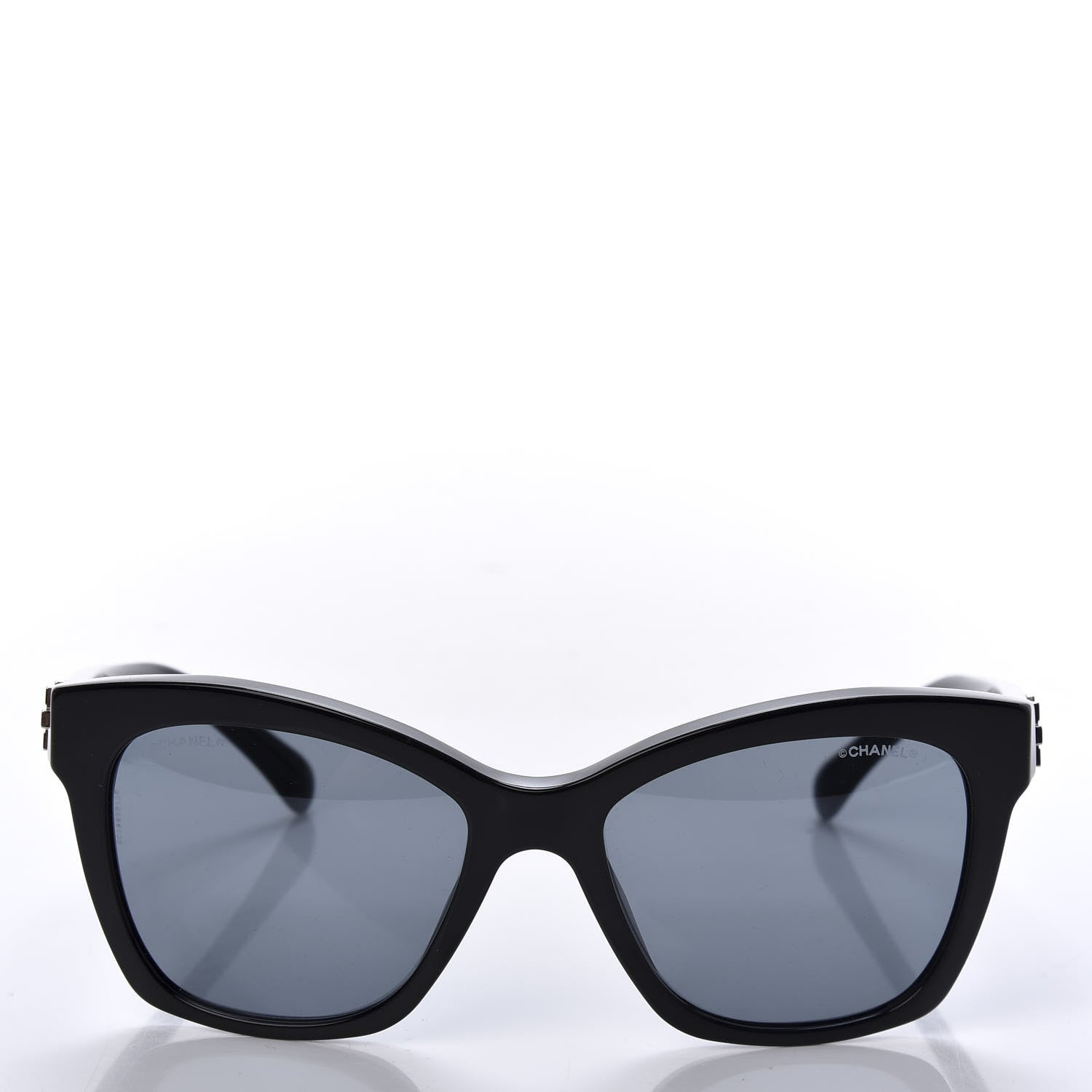 Chanel CC Butterfly Signature Sunglasses 5313 Black 2 of 8