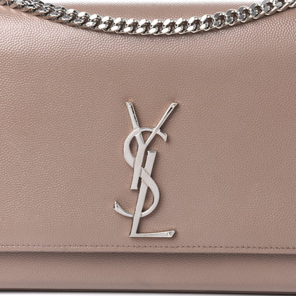 Saint Laurent Grain De Poudre Medium Monogram Kate Satchel Fard 9 of 9
