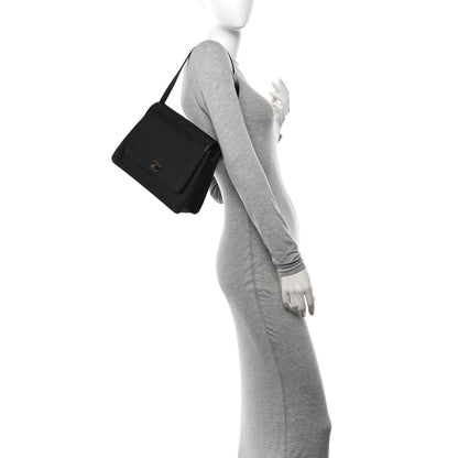 Chanel Lambskin Stitched Shoulder Flap Bag Black 2 of 18
