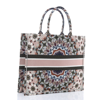 Christian Dior Canvas Embroidered KaleiDioroscopic Book Tote Multicolor 3 of 11