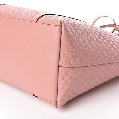 Gucci Soft Microguccissima Large Dome Satchel Soft Pink 9 of 10