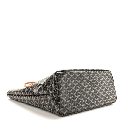 Goyard Goyardine Chien Gris Bag Black Gold 5 of 9