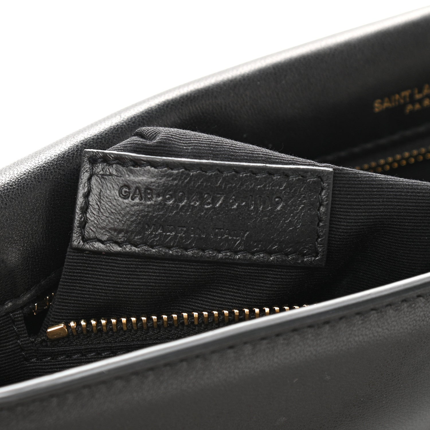 Saint Laurent Lambskin Monogram Tassel Kate 99 Black 7 of 15