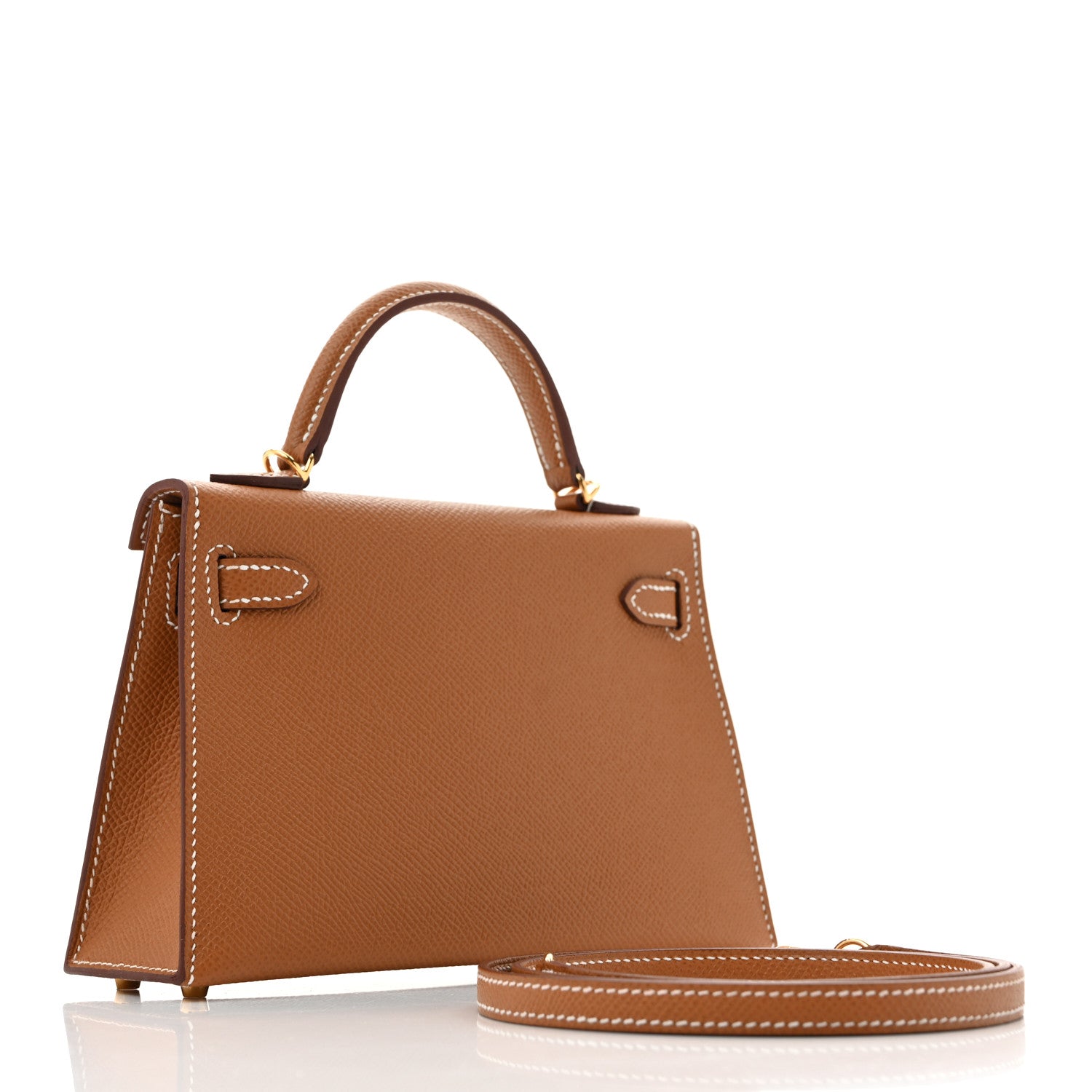 Hermes Epsom Mini Kelly Sellier 20 Gold 3 of 10