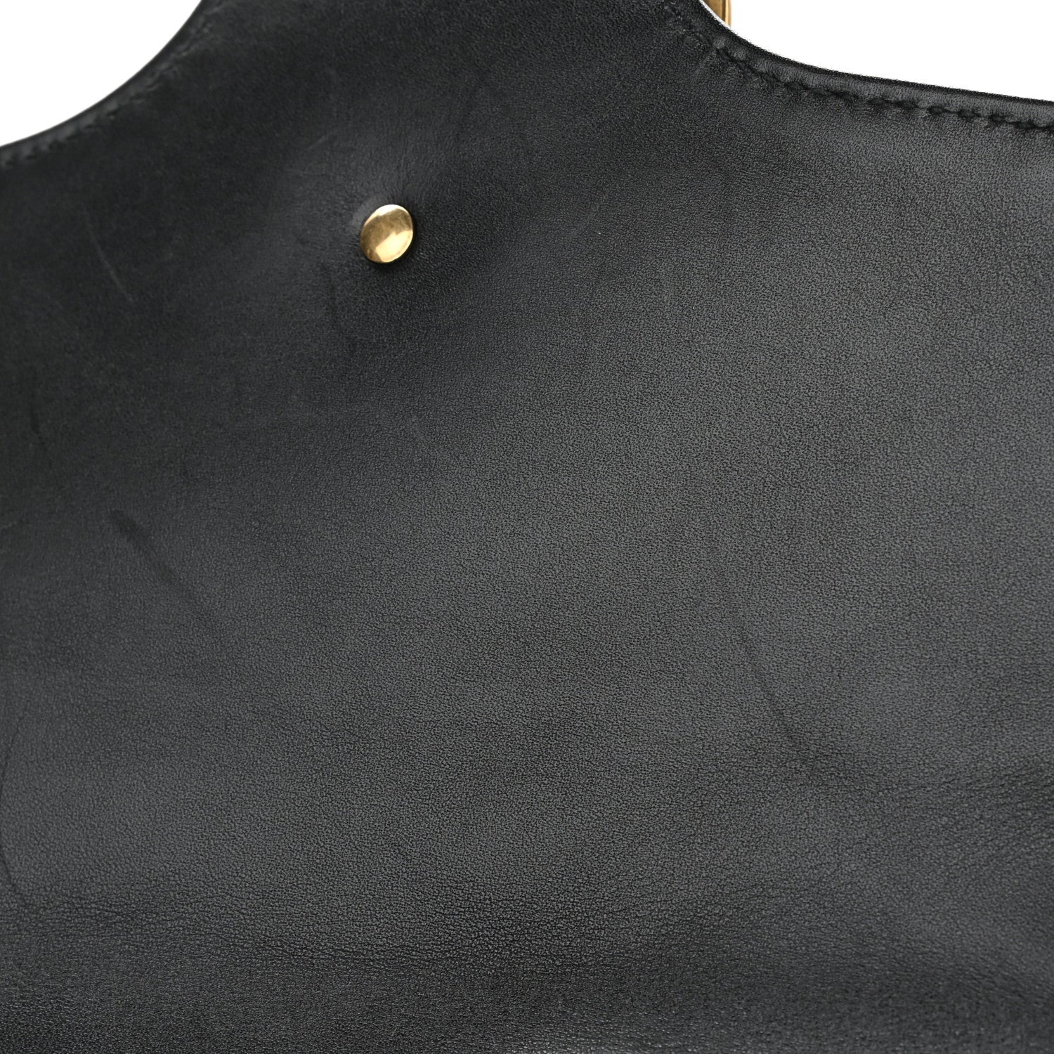 Gucci Calfskin Matelasse Medium GG Marmont Shoulder Bag Black 11 of 13