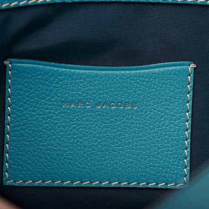 Marc Jacobs Grained Calfskin Grind Shopper Tote Blue 6 of 12