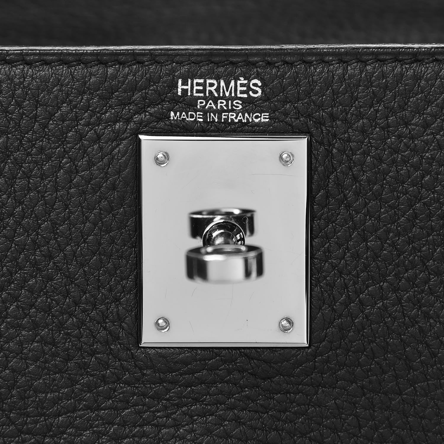 Hermes Taurillon Clemence Kelly Retourne 28 Black 8 of 45
