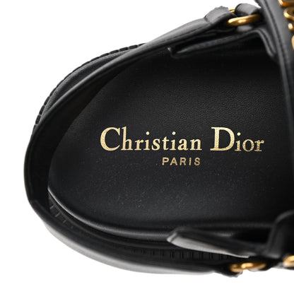 Christian Dior Lambskin Dioract Sandals 40.5 Black 8 of 8