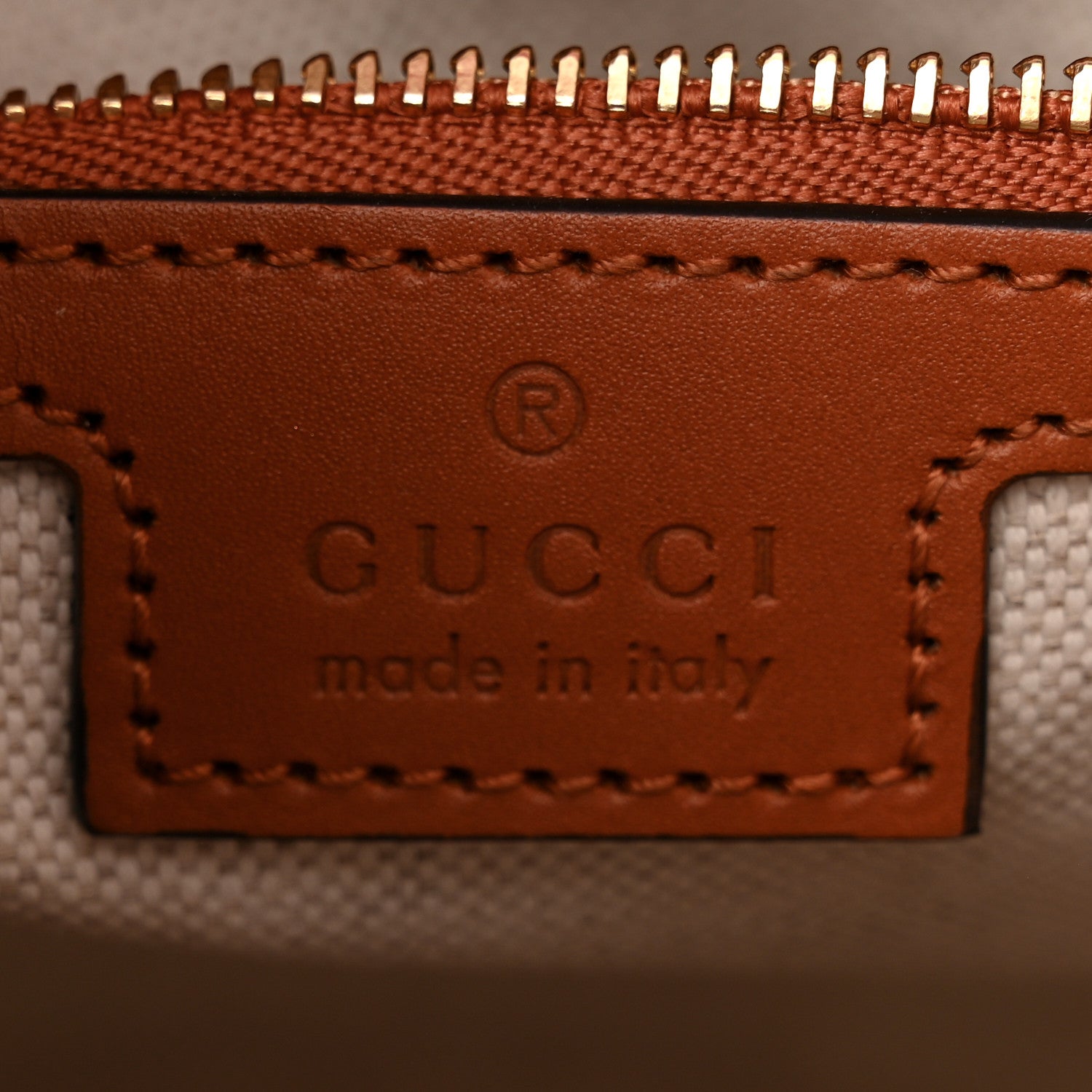 Gucci Canvas Calfskin Web Mini Interlocking G Top Handle Tote White Brown Blue Red 6 of 11