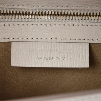 Givenchy Textured Calfskin Mini Pandora Box Chain Crossbody Bag Beige 5 of 7