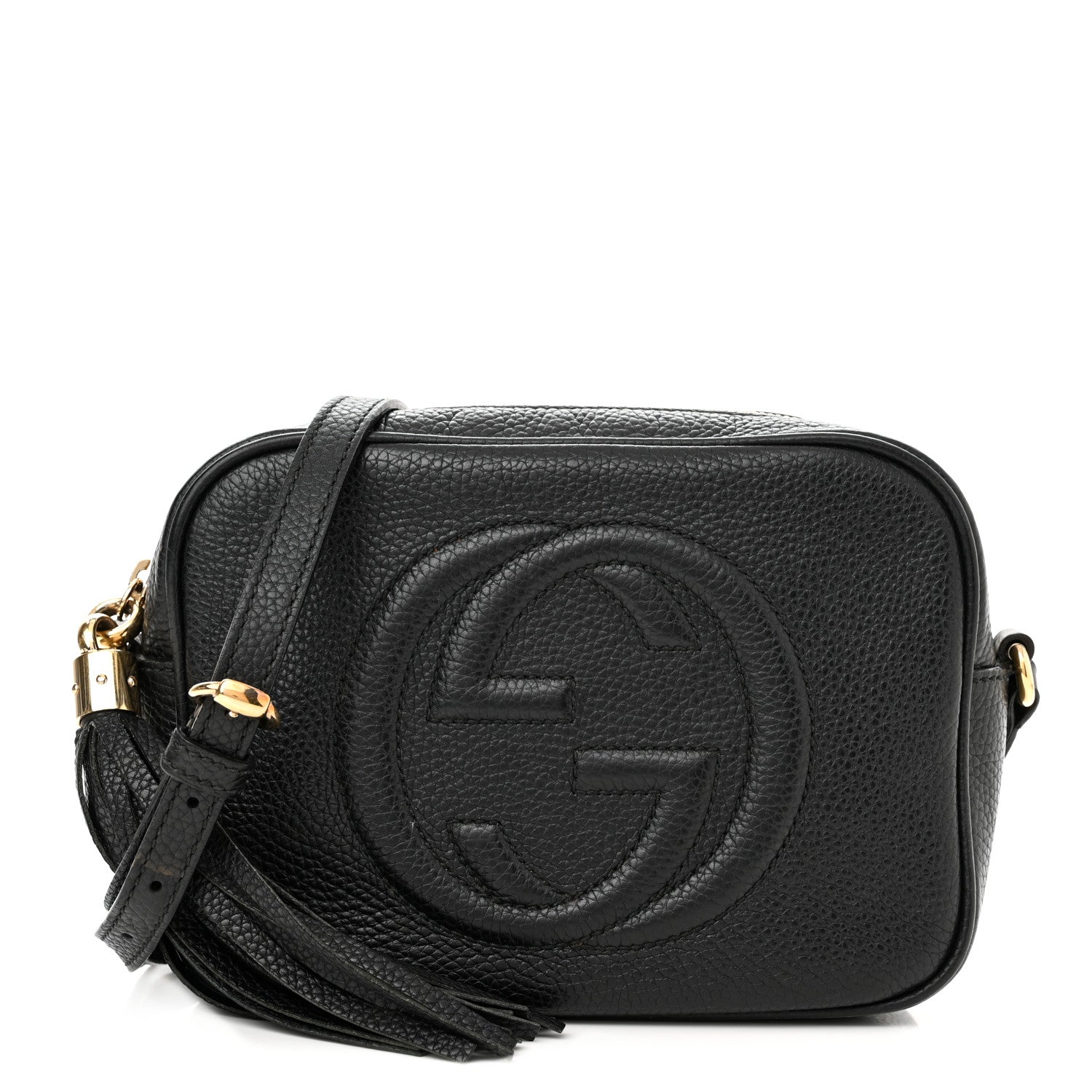 Gucci Pebbled Calfskin Small Soho Disco Bag Black 1 of 13