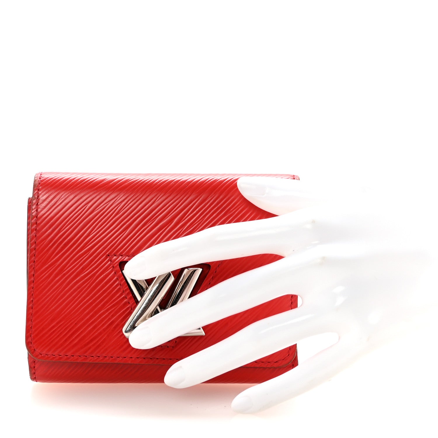 Louis Vuitton Epi Twist Compact Wallet Coquelicot 2 of 6