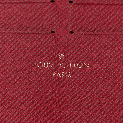 Louis Vuitton Calfskin Felicie Card Holder Insert Fuchsia 6 of 7