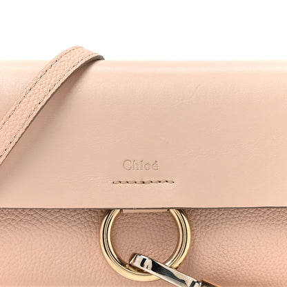Chloe Calfskin Mini Faye Shoulder Bag Cement Pink 8 of 10
