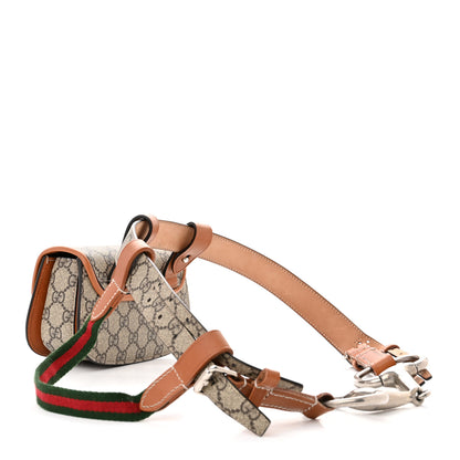 Gucci GG Supreme Monogram Web Bamboo Mini 1947 Belt Bag 95 38 Beige 3 of 11
