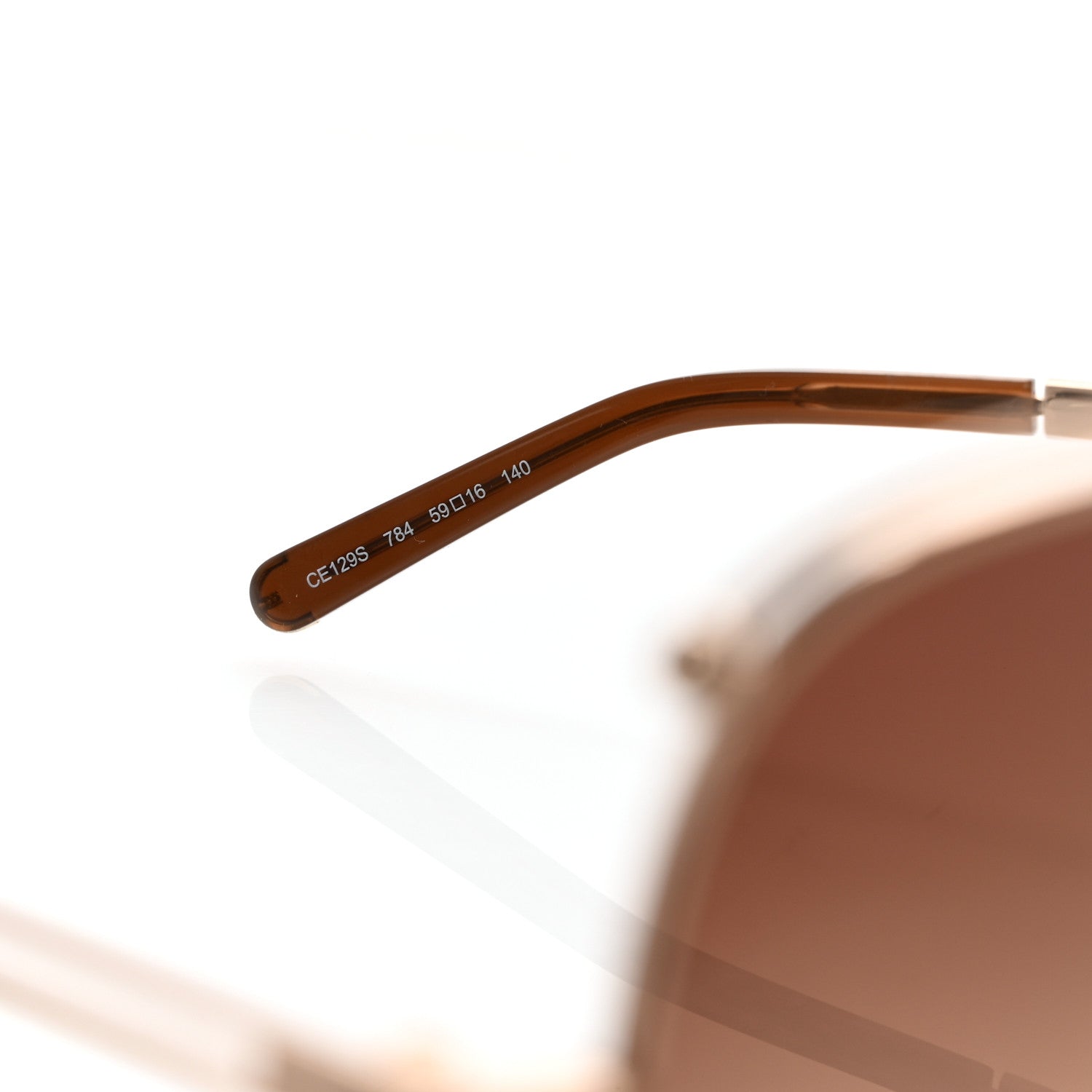 Chloe Isidora Oversized Round Sunglasses CE122S Gold 5 of 7