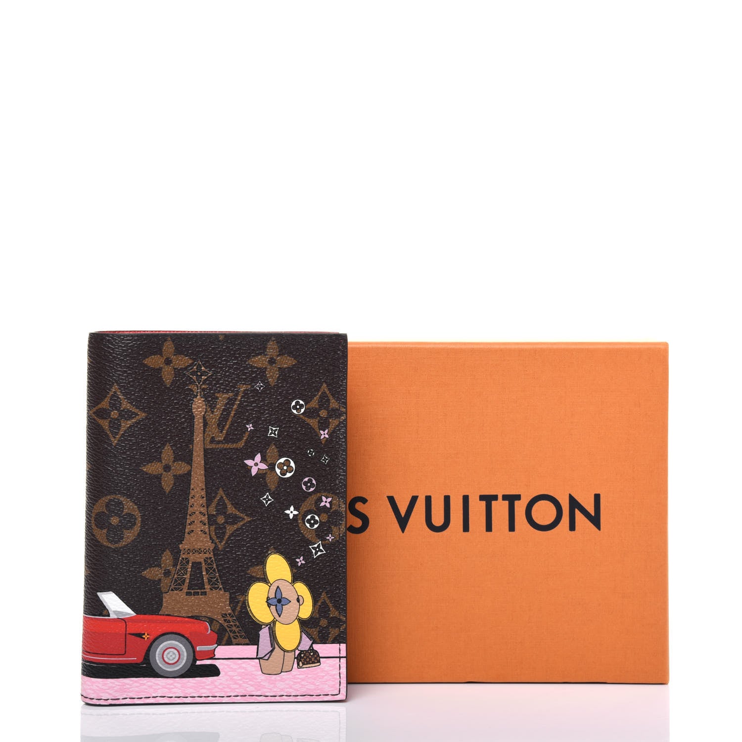 Louis Vuitton Monogram 2019 Christmas Animation Passport Cover Rouge 9 of 9