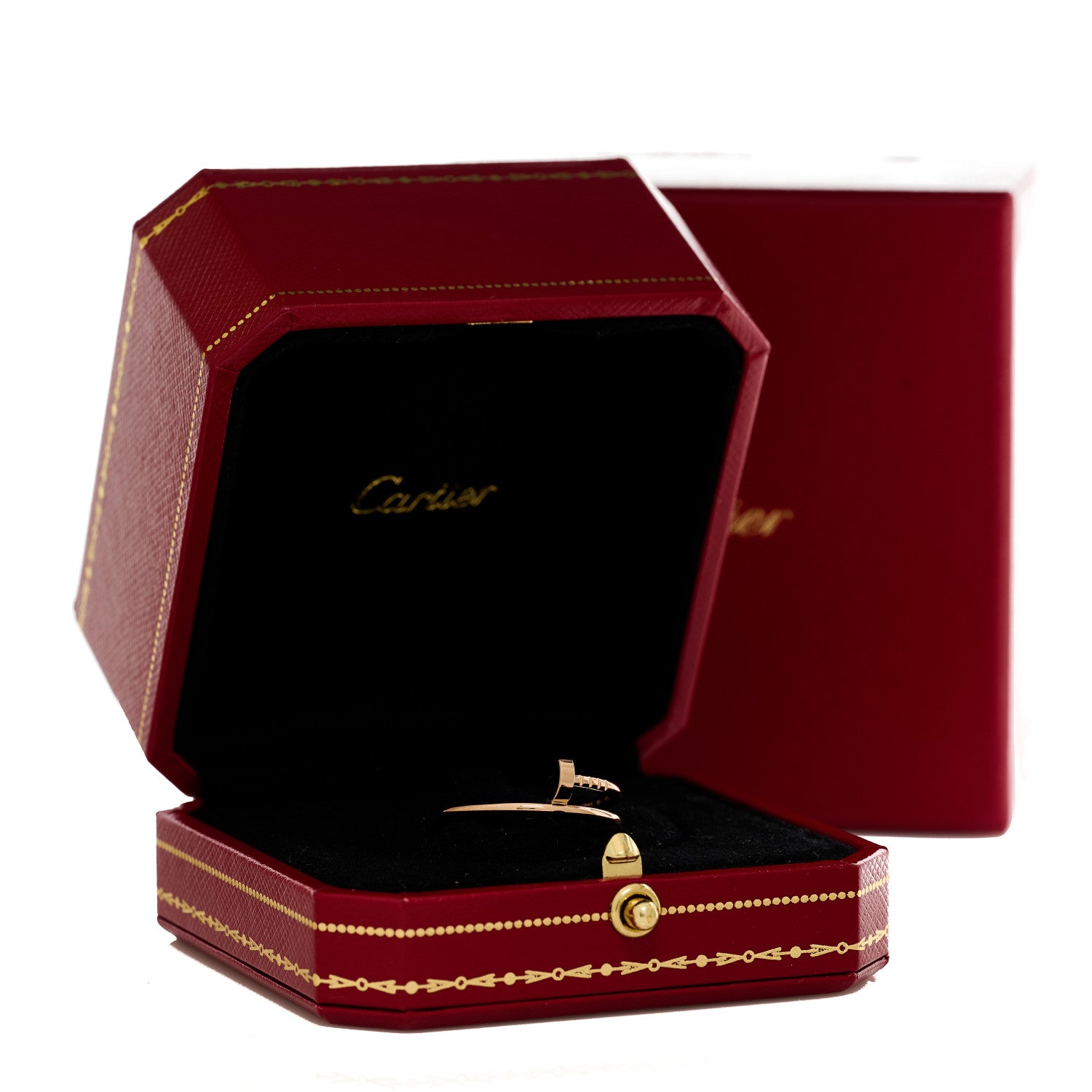 Cartier 18K Pink Gold Small Juste Un Clou Ring 59 8.75 6 of 6