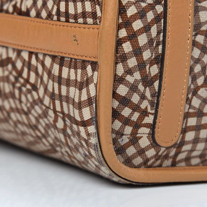 MCM Visetos Medium Liz Reversible Shopper Tote Cognac 23 of 29