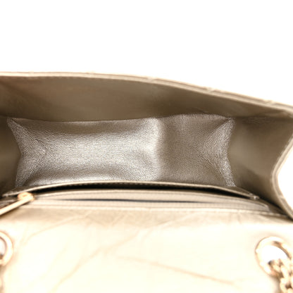 Chanel Metallic Aged Calfskin Quilted 2.55 Reissue Mini Flap Light Gold 5 of 11