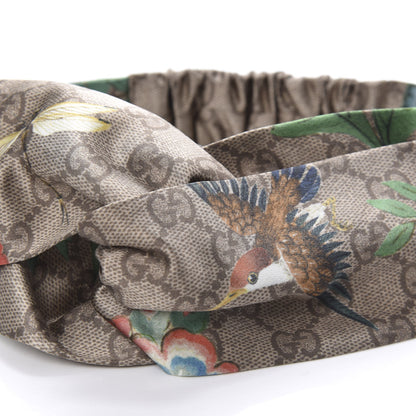 Gucci Silk Monogram Tian Print Tiana Duchesse Headband 6 of 6