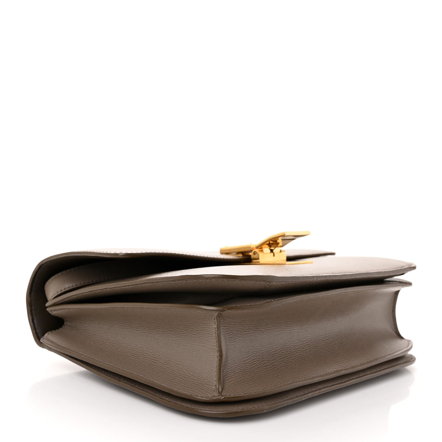 Liege Calfskin Medium Classic Box Flap Bag Souris