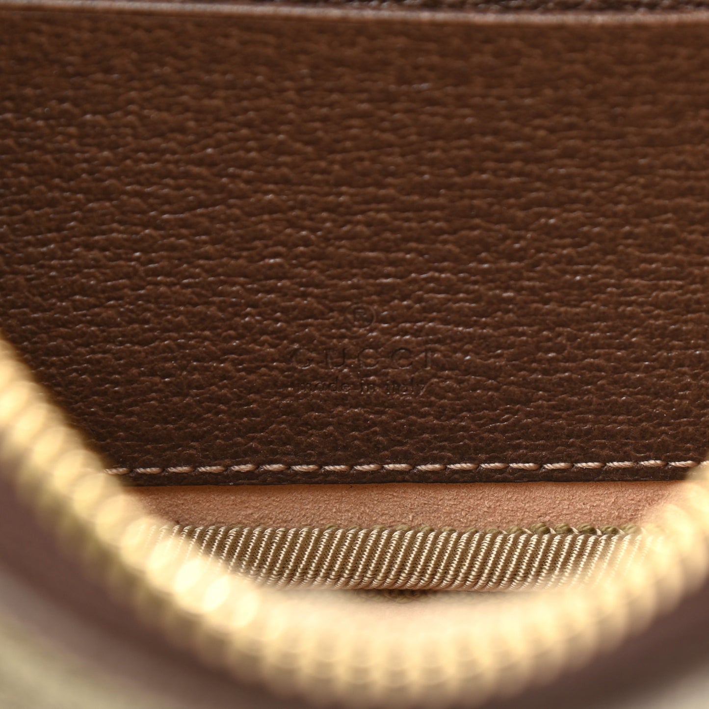 GG Supreme Monogram Ophidia Belted iPhone Case 75 30 Dark Brown