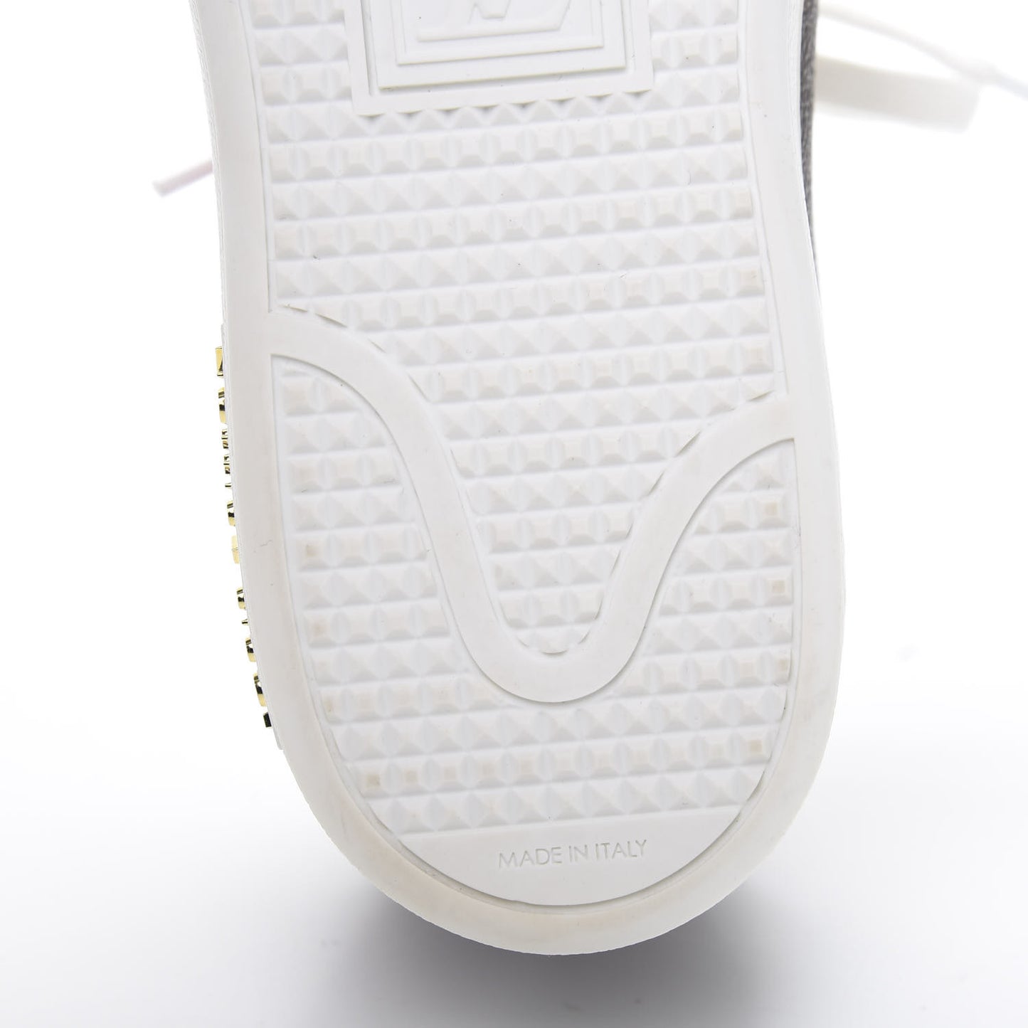 Calfskin Monogram LV Black Heart Sneakers 38 Cacao