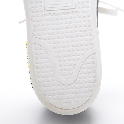 Louis Vuitton Calfskin Monogram LV Black Heart Sneakers 38 Cacao 7 of 8